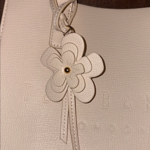 Ted Baker Cream Tote with Floral Charm - Picture 3 of 9